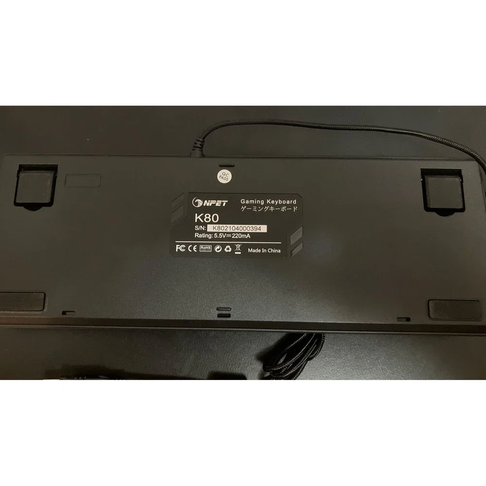 NPET Gaming Keyboard K80